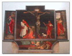 Geschlossener Altar