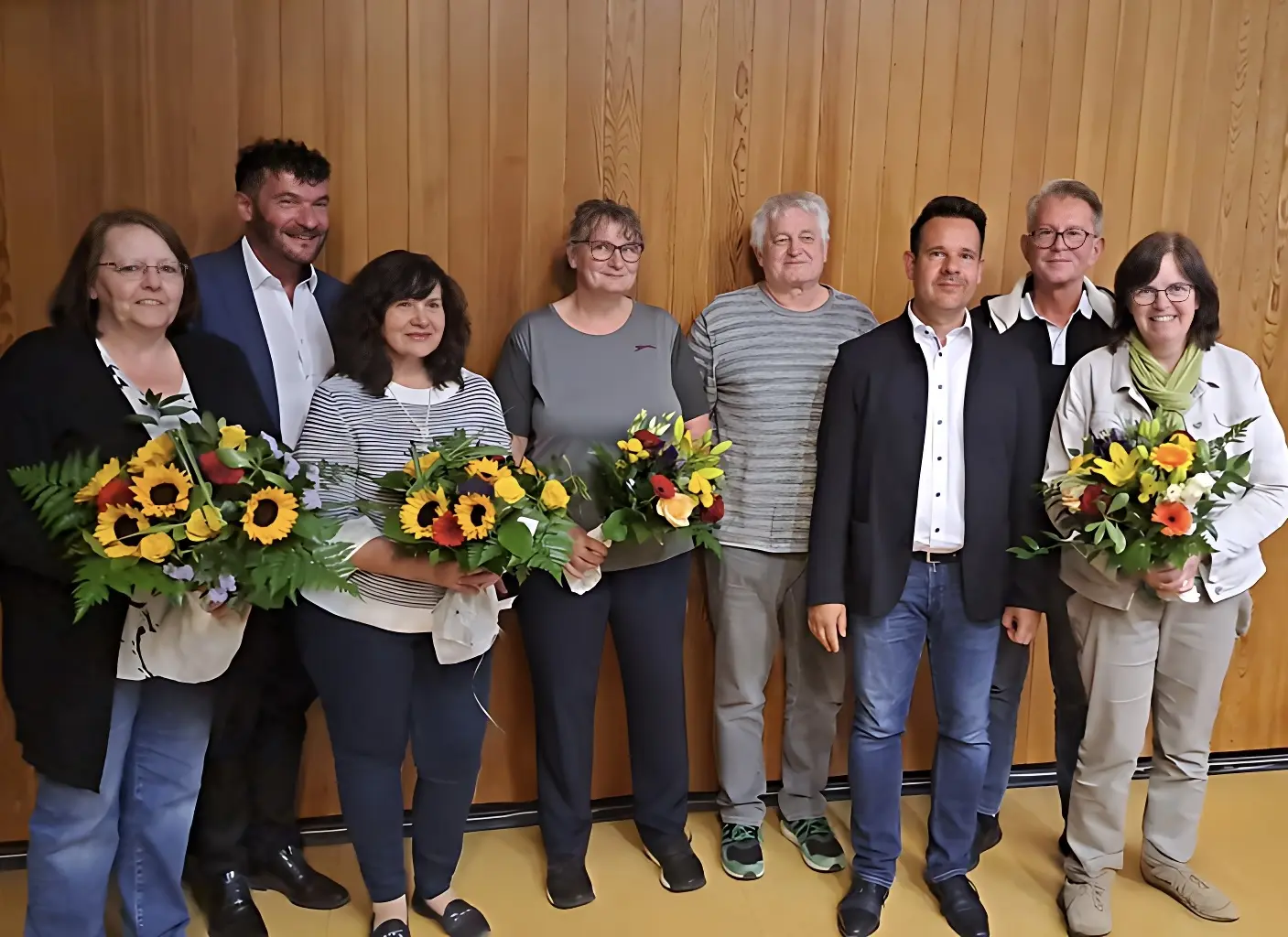 Teil des Vorstands des Bürgervereins Gartenstadt